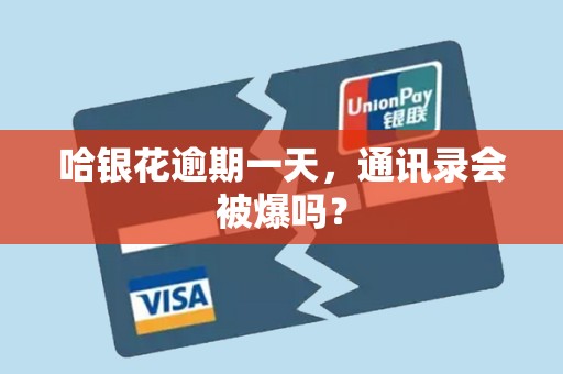 哈银花逾期一天,通讯录会被爆吗? 哈银花逾期一天,通讯录会被爆吗?