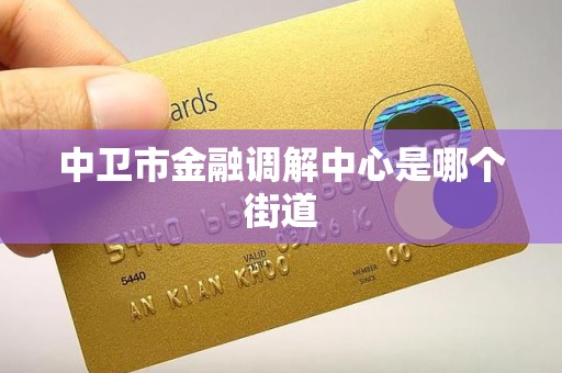 中卫市金融调解中心是哪个街道 中卫市金融调解中心是哪个街道