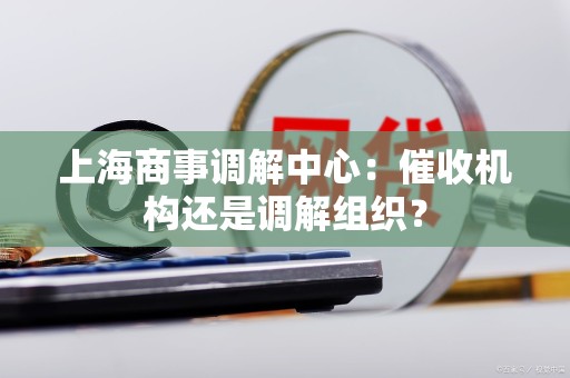 上海商事调解中心:催收机构还是调解组织? 上海商事调解中心:催收机构还是调解组织?