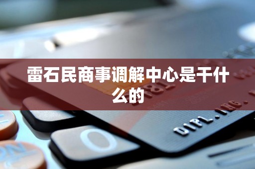 雷石民商事调解中心是干什么的
