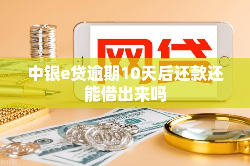 中银e贷逾期10天后还款还能借出来吗