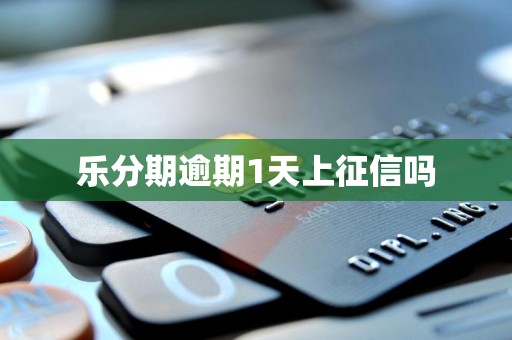 乐分期逾期1天上征信吗