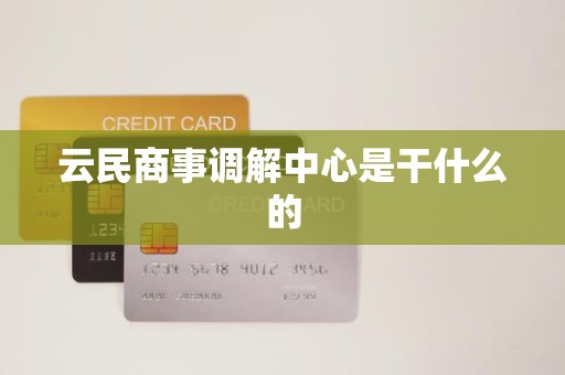 云民商事调解中心是干什么的 云民商事调解中心是干什么的