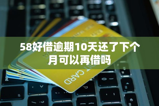 58好借逾期10天还了下个月可以再借吗 58好借逾期10天还了下个月可以再借吗