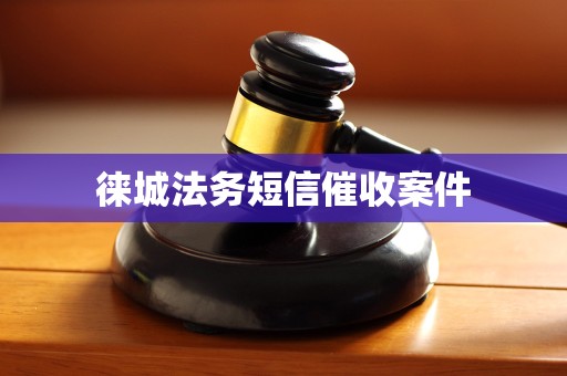 徕城法务短信催收案件 徕城法务短信催收案件