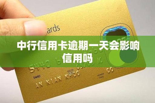 中行信用卡逾期一天会影响信用吗 中行信用卡逾期一天会影响信用吗