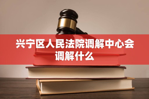 兴宁区人民法院调解中心会调解什么