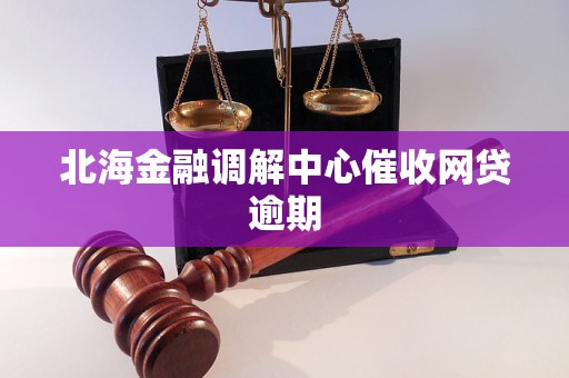 北海金融调解中心催收网贷逾期