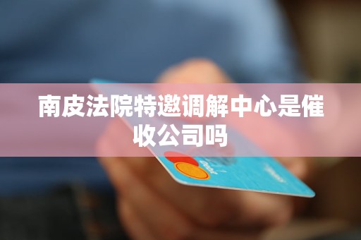 南皮法院特邀调解中心是催收公司吗