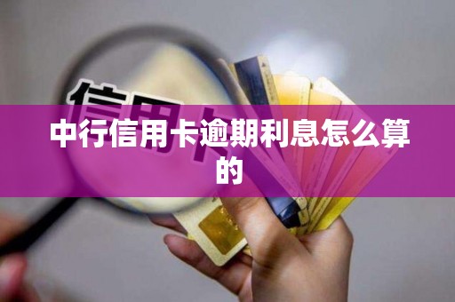中行信用卡逾期利息怎么算的