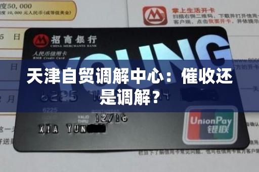 天津自贸调解中心：催收还是调解？