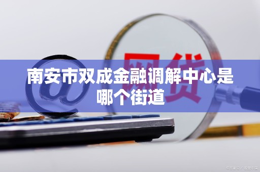 南安市双成金融调解中心是哪个街道