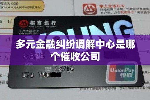 多元金融纠纷调解中心是哪个催收公司