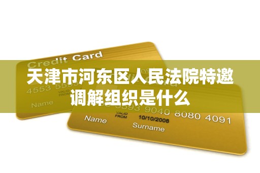 天津市河东区人民法院特邀调解组织是什么