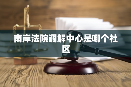 南岸法院调解中心是哪个社区 南岸法院调解中心是哪个社区