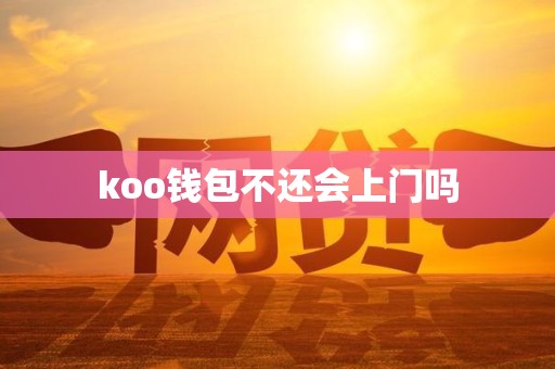 koo钱包不还会上门吗