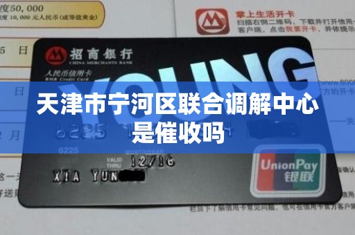 天津市宁河区联合调解中心是催收吗