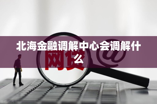 北海金融调解中心会调解什么