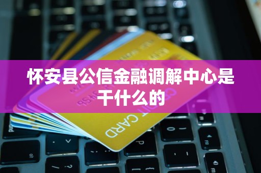 怀安县公信金融调解中心是干什么的