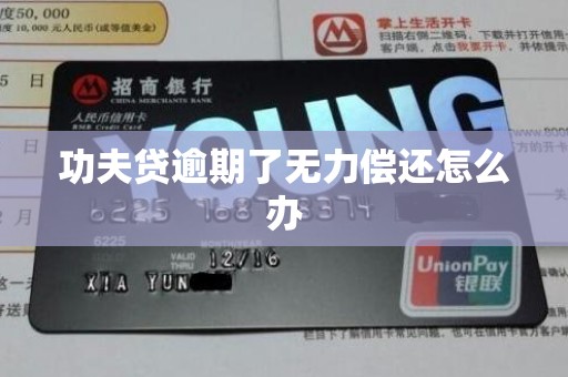 功夫贷逾期了无力偿还怎么办 功夫贷逾期了无力偿还怎么办