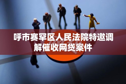 呼市赛罕区人民法院特邀调解催收网贷案件