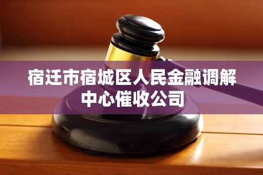 宿迁市宿城区人民金融调解中心催收公司