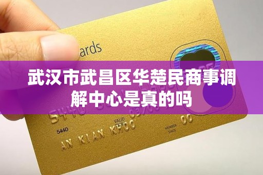 武汉市武昌区华楚民商事调解中心是真的吗
