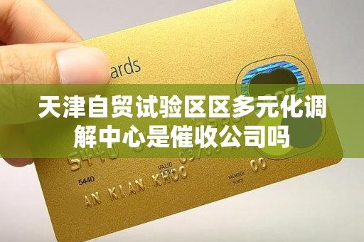 天津自贸试验区区多元化调解中心是催收公司吗 天津自贸试验区区多元化调解中心是催收公司吗