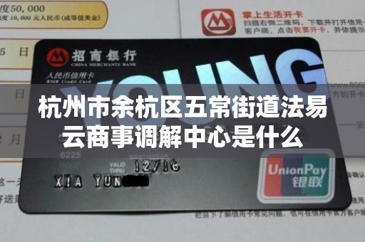 杭州市余杭区五常街道法易云商事调解中心是什么