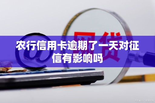 农行信用卡逾期了一天对征信有影响吗