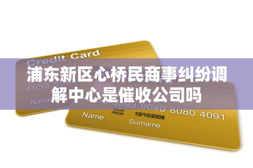 浦东新区心桥民商事纠纷调解中心是催收公司吗