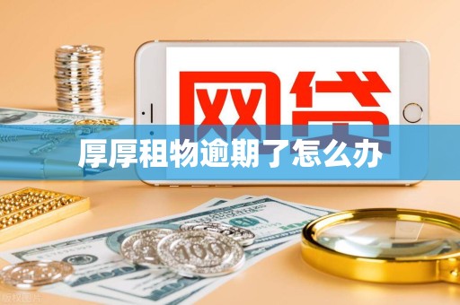 厚厚租物逾期了怎么办 厚厚租物逾期了怎么办