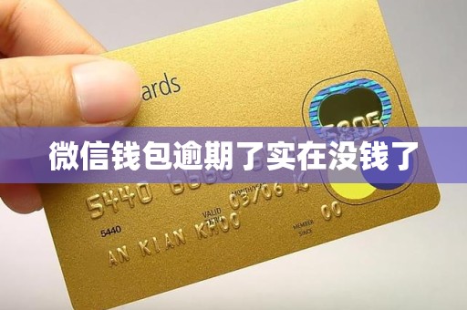 微信钱包逾期了实在没钱了