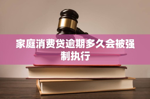 家庭消费贷逾期多久会被强制执行