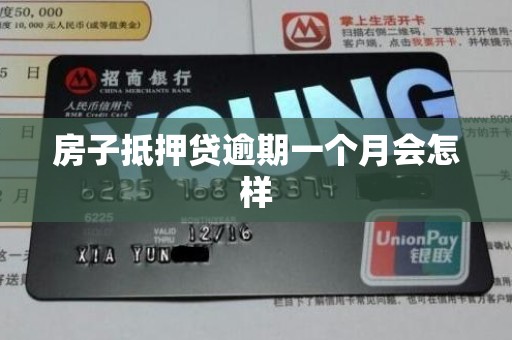 房子抵押贷逾期一个月会怎样