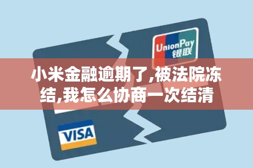 小米金融逾期了,被法院冻结,我怎么协商一次结清