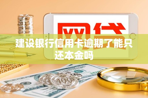 建设银行信用卡逾期了能只还本金吗