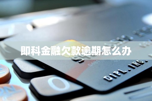 即科金融欠款逾期怎么办