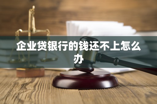 企业贷银行的钱还不上怎么办