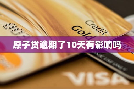 原子贷逾期了10天有影响吗