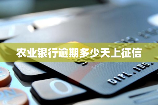 农业银行逾期多少天上征信