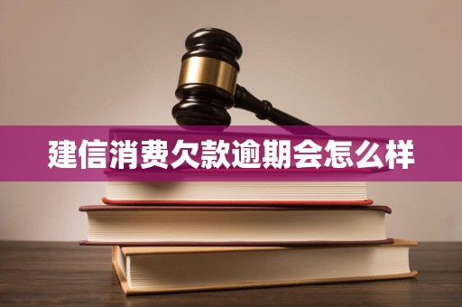 建信消费欠款逾期会怎么样 建信消费欠款逾期会怎么样