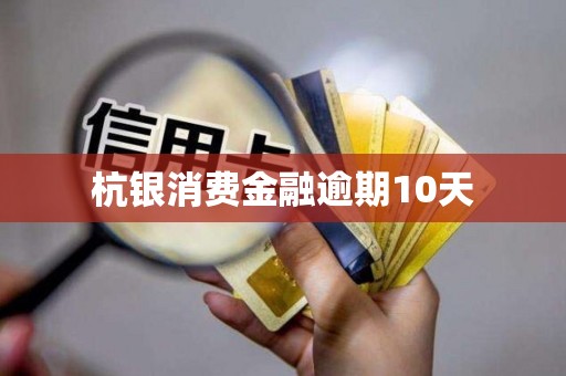 杭银消费金融逾期10天