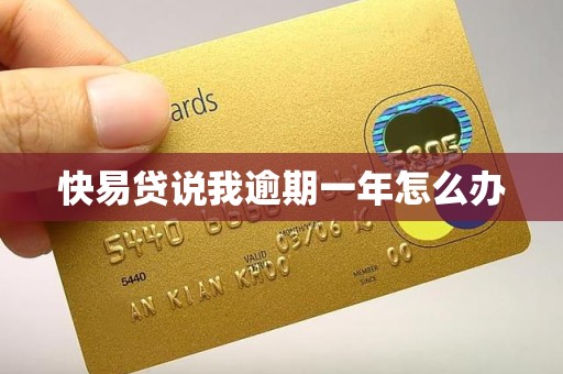 快易贷说我逾期一年怎么办