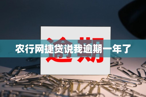 农行网捷贷说我逾期一年了 农行网捷贷说我逾期一年了