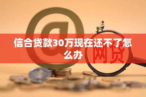 信合贷款30万现在还不了怎么办 信合贷款30万现在还不了怎么办