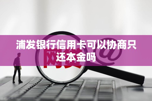 浦发银行信用卡可以协商只还本金吗