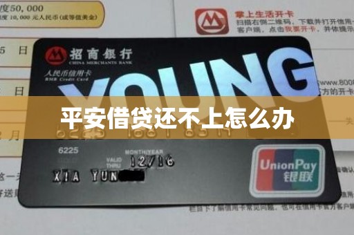 平安借贷还不上怎么办