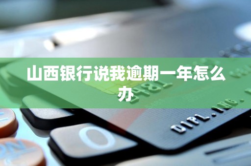 山西银行说我逾期一年怎么办 山西银行说我逾期一年怎么办