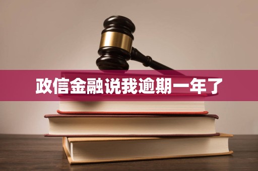 政信金融说我逾期一年了 政信金融说我逾期一年了